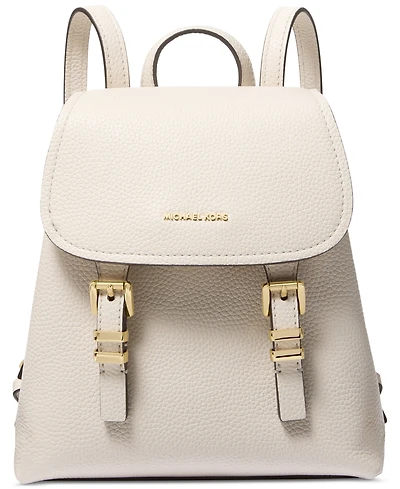 Michael Michael Kors Quinn Leather Flap Backpack