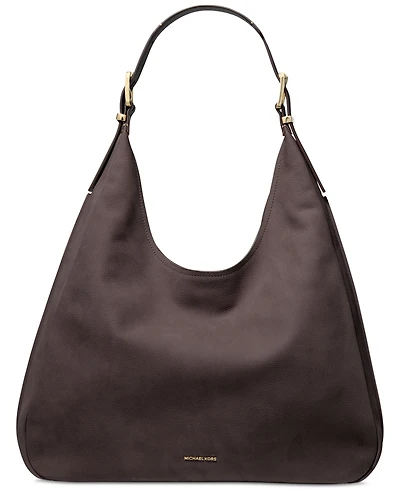 Michael Kors Women's Nolita Large Nubuck Hobo Shoulder Bag