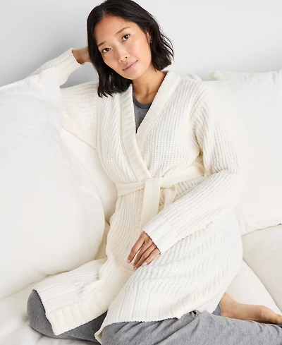 State of Day Women's Cozy Chenille Belted Robe, Macy's Exclusive