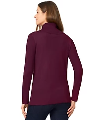 Melissa Paige Women's Ribbed Stitch Cowl-Neck Sweater