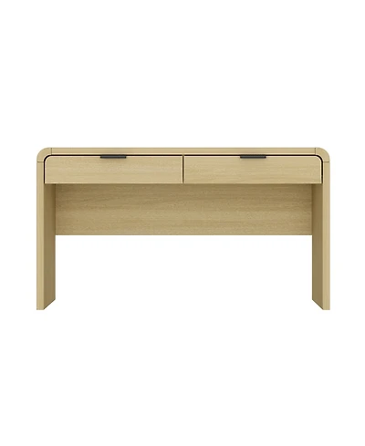 Manhattan Comfort Grace 54" Modern 2-Drawer Home Office Desk
