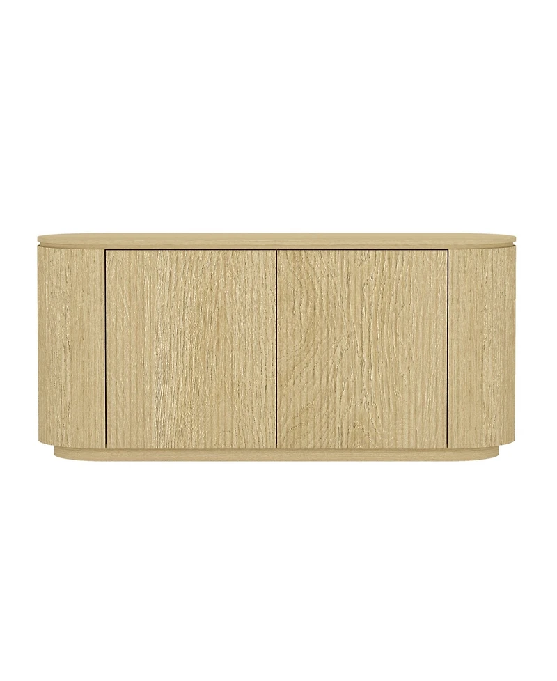 Manhattan Comfort Olivia 60" Modern 4-Shelf Sideboard