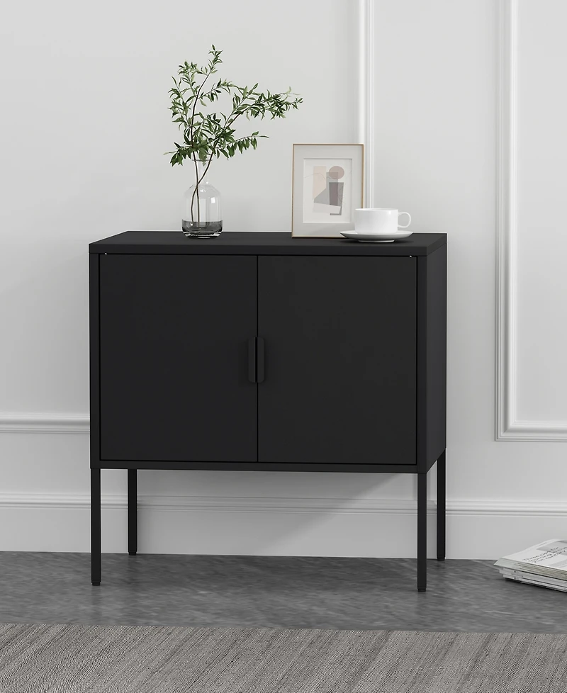 Manhattan Comfort Ava 23.6" Modern 2-Shelf Accent Cabinet