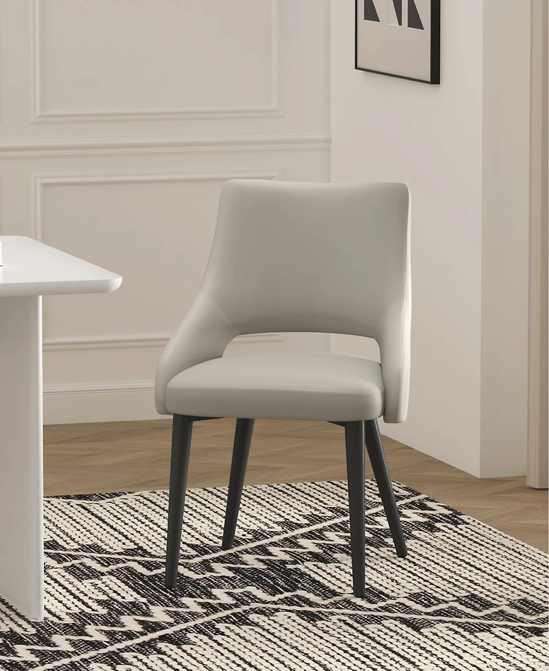 Manhattan Comfort Tremont Leatherette Upholstered Dining Chair