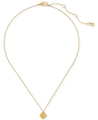 kate spade new york Gold-Tone Mini Pendant Necklace, 16" + 3" extender