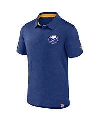 Fanatics Men's Royal Buffalo Sabres Authentic Pro Jacquard Polo Shirt
