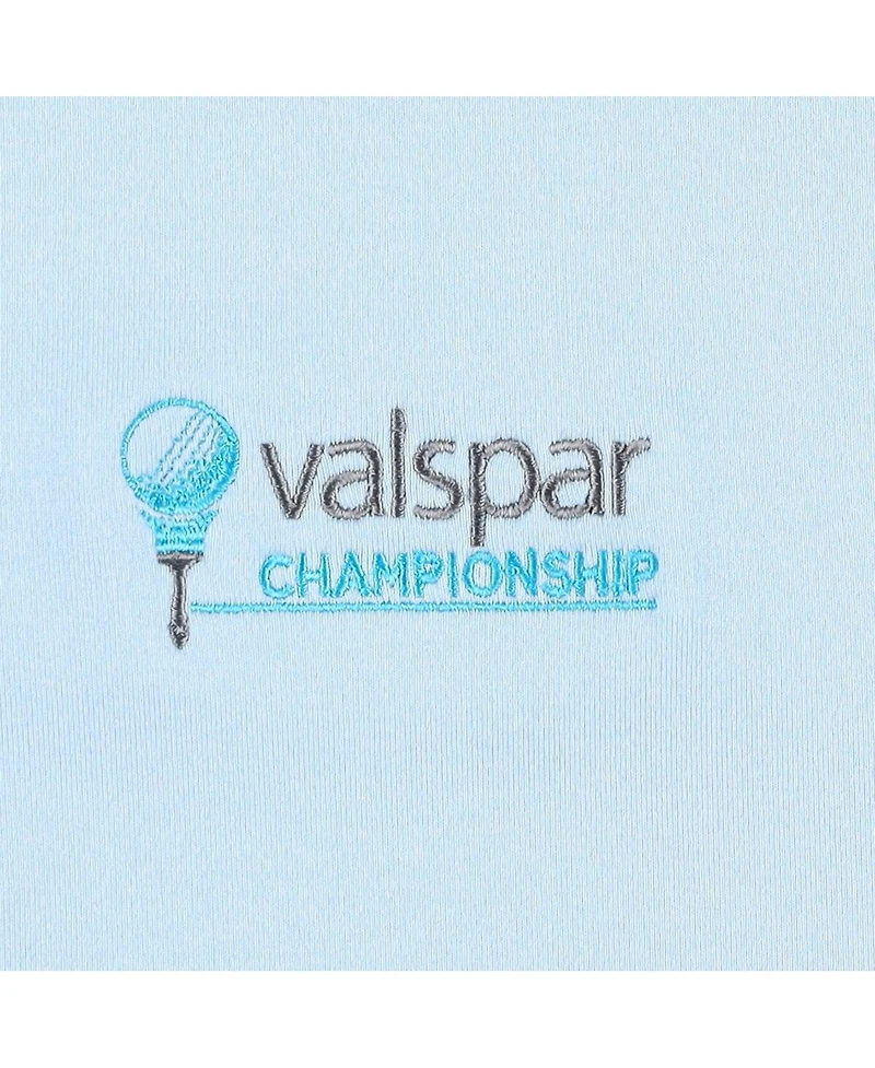 Nike Men's Light Blue Valspar Championship Tour Heather Performance Polo Shirt