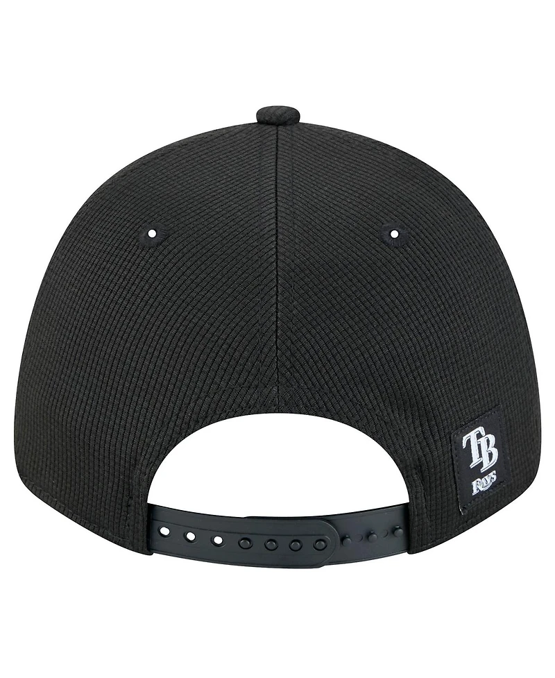 New Era Men's Black Tampa Bay Rays Pivot 9FORTY Adjustable Hat