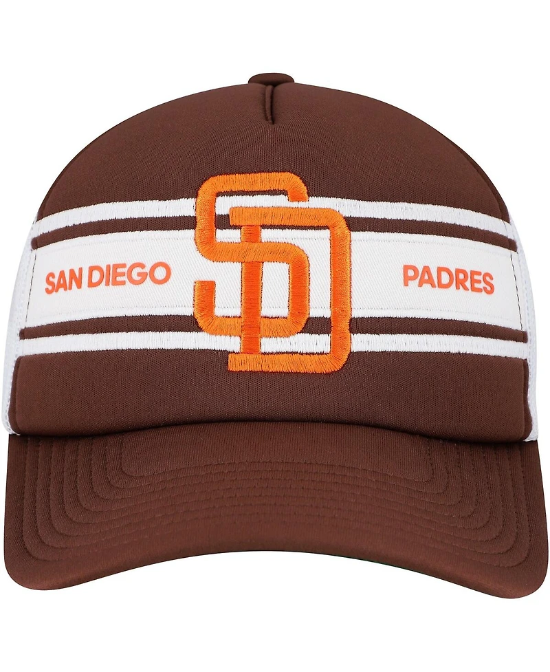 Mitchell & Ness Men's Brown San Diego Padres Sideline Trucker Adjustable Hat