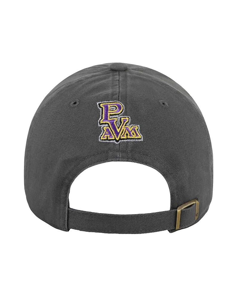 '47 Brand Men's Charcoal Prairie View A M Panthers Side Back Clean Up Adjustable Hat