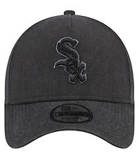 New Era Men's Charcoal Chicago White Sox Logo Essentials 9FORTY A-Frame Adjustable Hat