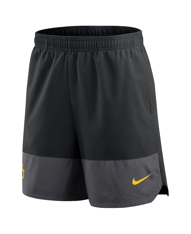 Nike Men's Black Baylor Bears 2025 Sideline Performance Shorts