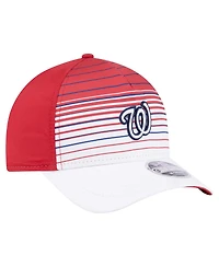 New Era Men's Red Washington Nationals Gradient 9FORTY M-Crown Adjustable Hat