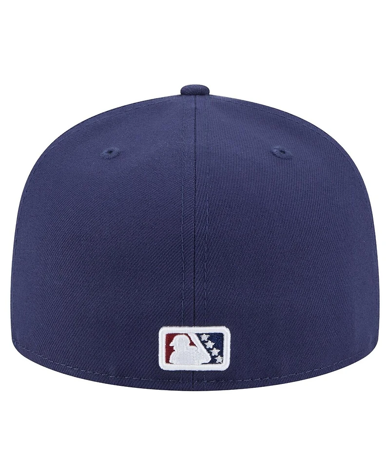 New Era Men's Blue Lehigh Valley IronPigs Authentic Collection 59FIFTY Fitted Hat