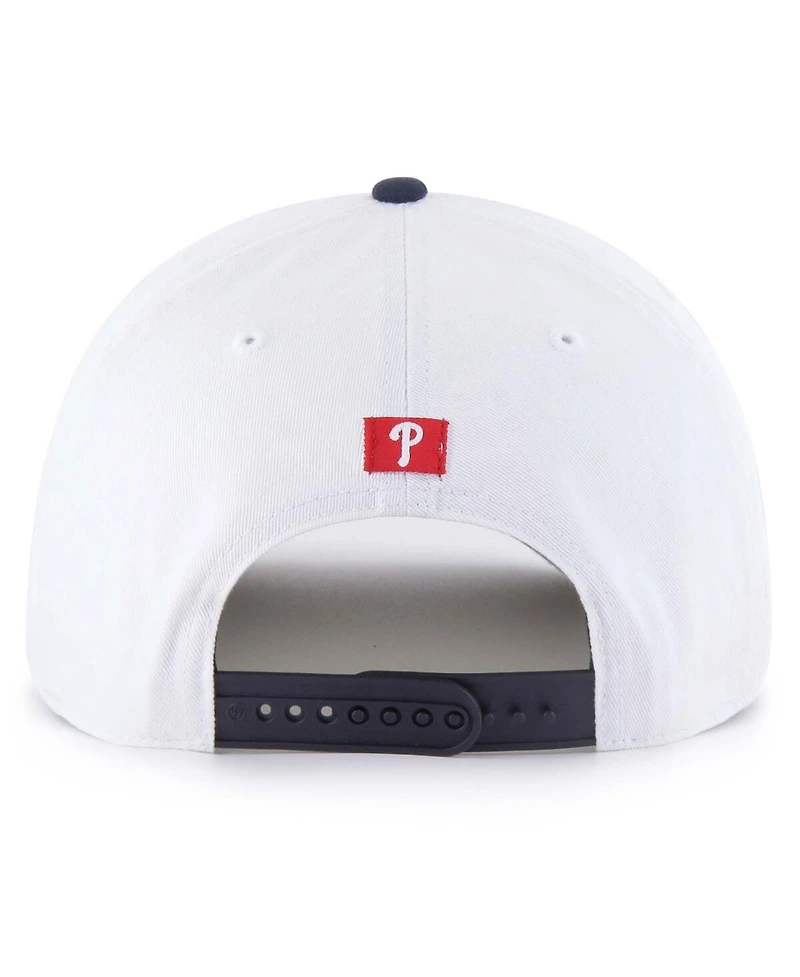 '47 Brand Men's White Philadelphia Phillies Patriotic Overhand Hitch Adjustable Hat