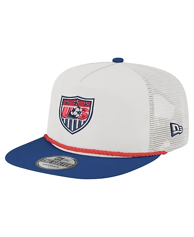 New Era Men's White Usmnt 1995 Retro Golfer Adjustable Hat