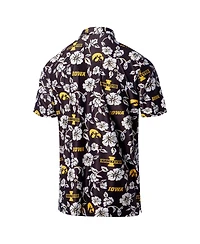Reyn Spooner Men's Black Iowa Hawkeyes Performance Polo Shirt