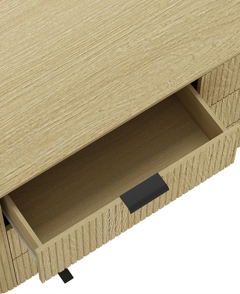 Manhattan Comfort Olivia 71.3" Modern 6-Drawer Double Dresser