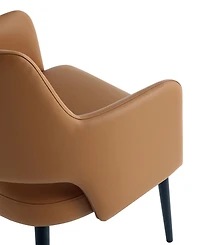 Manhattan Comfort Tremont Leatherette Upholstered Dining Armchair