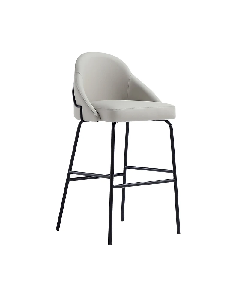 Manhattan Comfort Gracie 41.1" Leatherette Upholstered Barstool