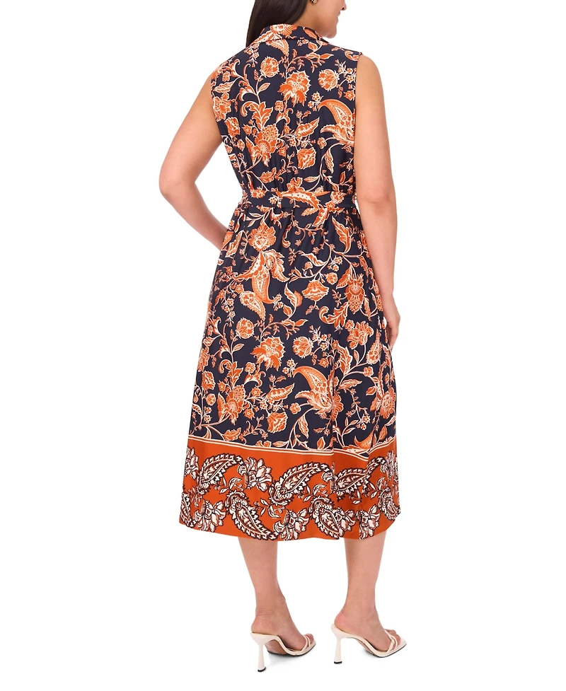 Msk Plus Sleeveless Jersey Midi Dress