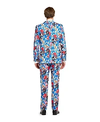 OppoSuits Men's Suit - Theme Party Sonic the Hedgehog Multicolor