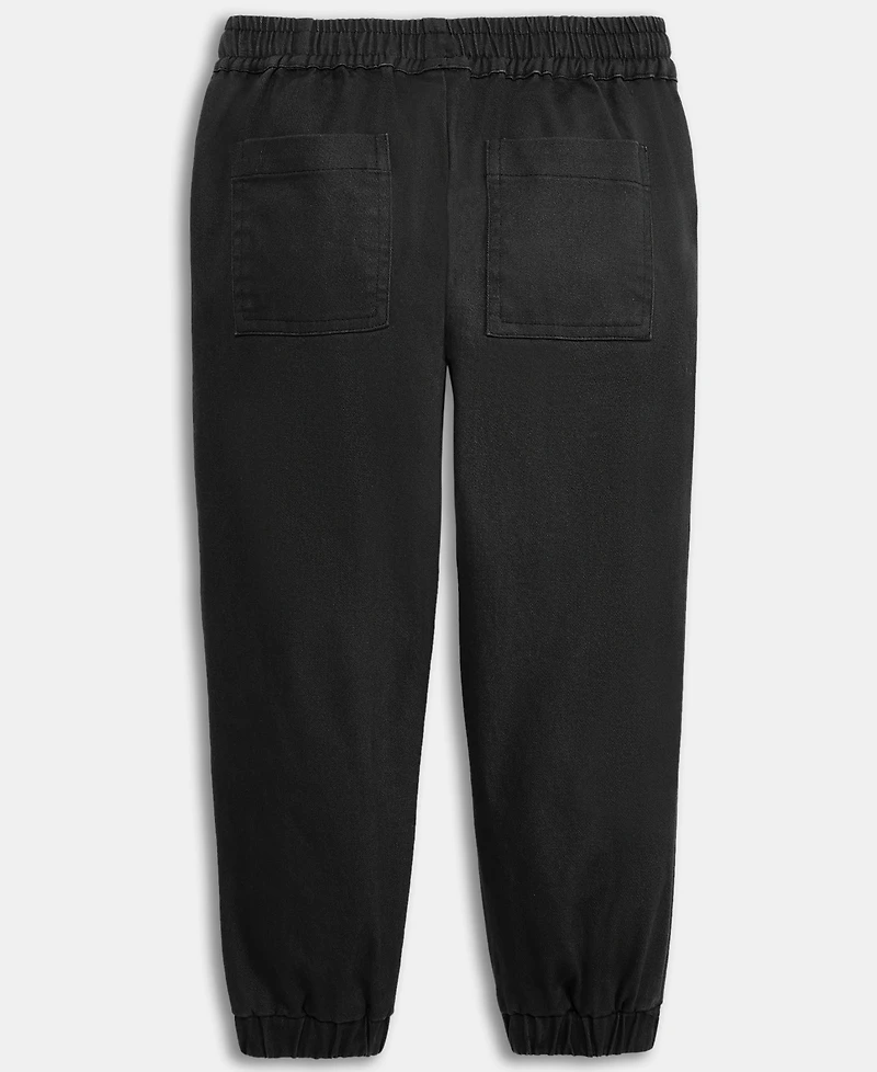 Epic Threads Toddler Boys Drawstring Twill Jogger Pants, Created for Macy's