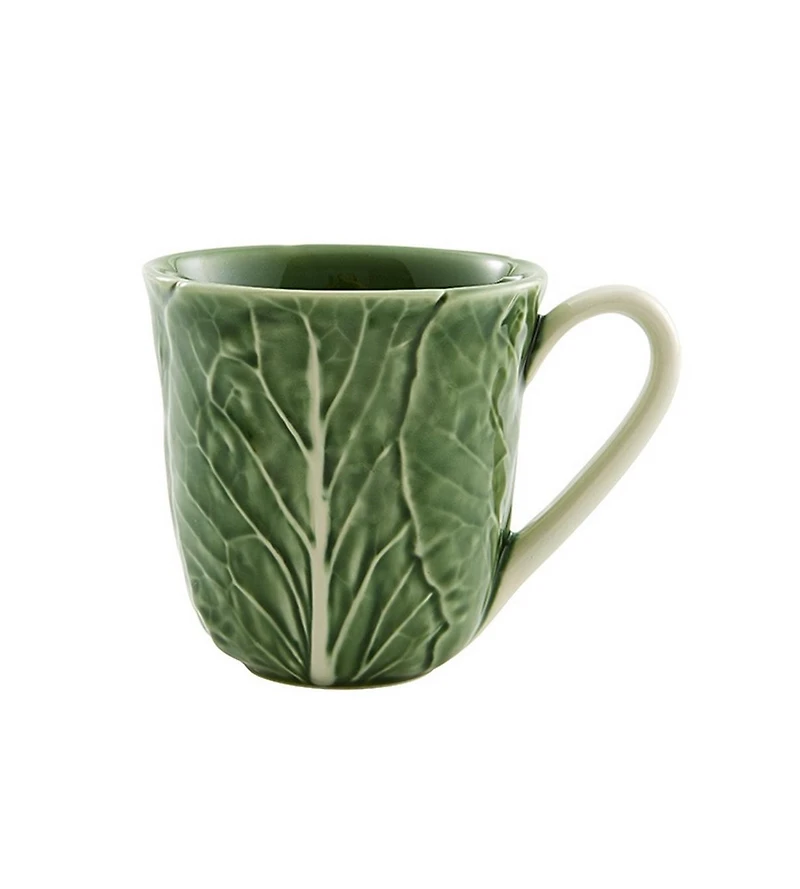 Bordallo Pinheiro Cabbage Mugs, Set of 4