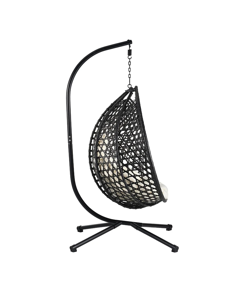 Mondawe Versatile Hanging Egg Chair for Indoor and Outdoor Use