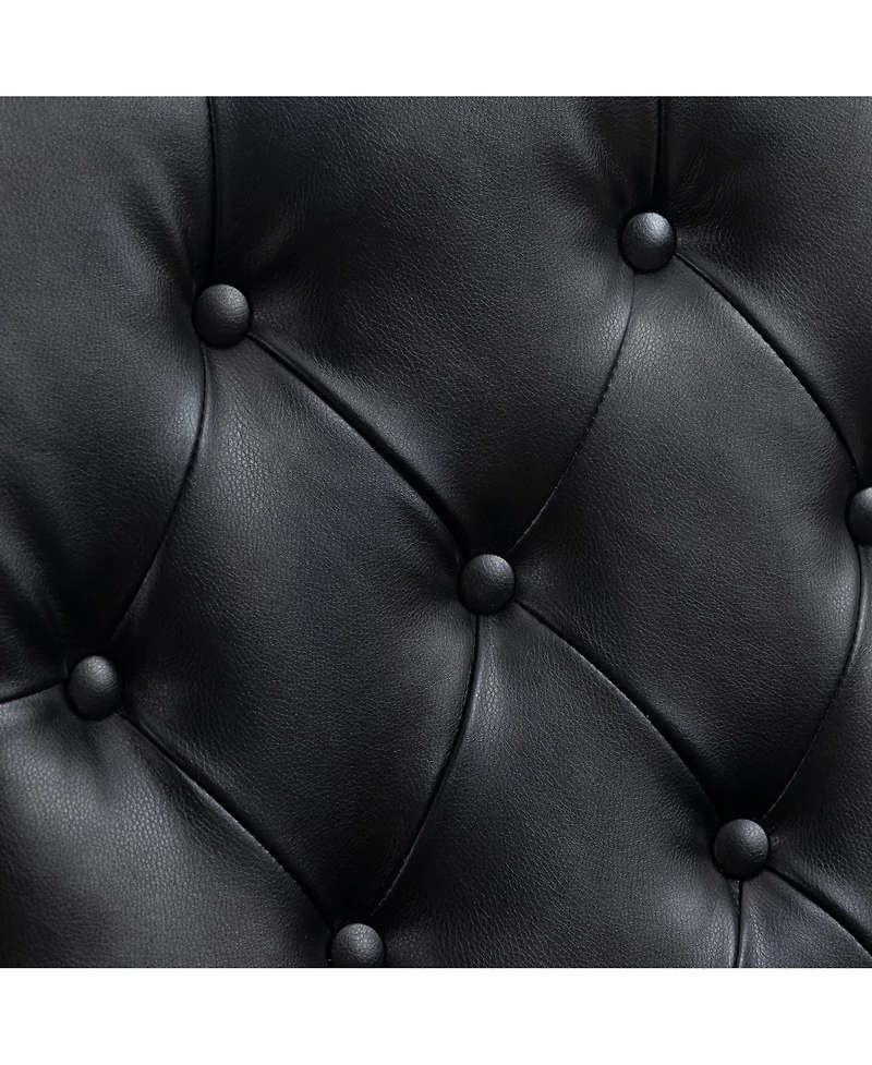 Mondawe Wood Frame Armchair, Modern Accent Chair Lounge For Living Room