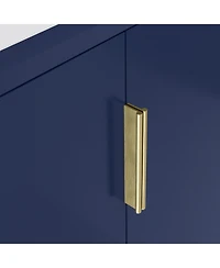 Elise 24.5 in. W x 18 In. D Bath Vanity in Monarch Blue with Ceramics Vanity Top in White with White Basin
