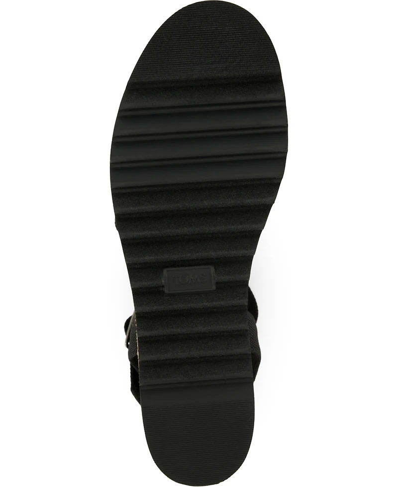 Toms Women's Louisa Open Toe Wedge Sandals