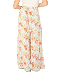 Roxy Juniors' Sunset Daze Printed Wide-Leg Pants