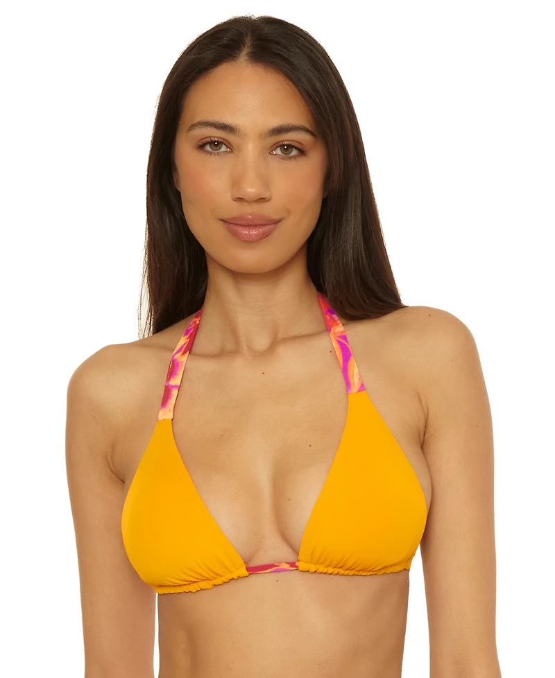 Becca Women's Copacabana Reversible Triangle Bikini Top