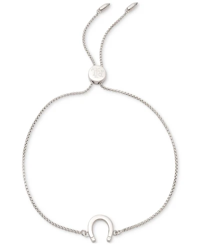 Lauren Ralph Lauren Sterling Silver Horseshoe Slider Bracelet
