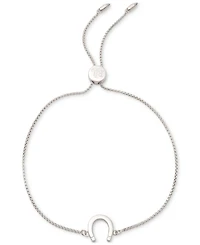 Lauren Ralph Lauren Sterling Silver Horseshoe Slider Bracelet
