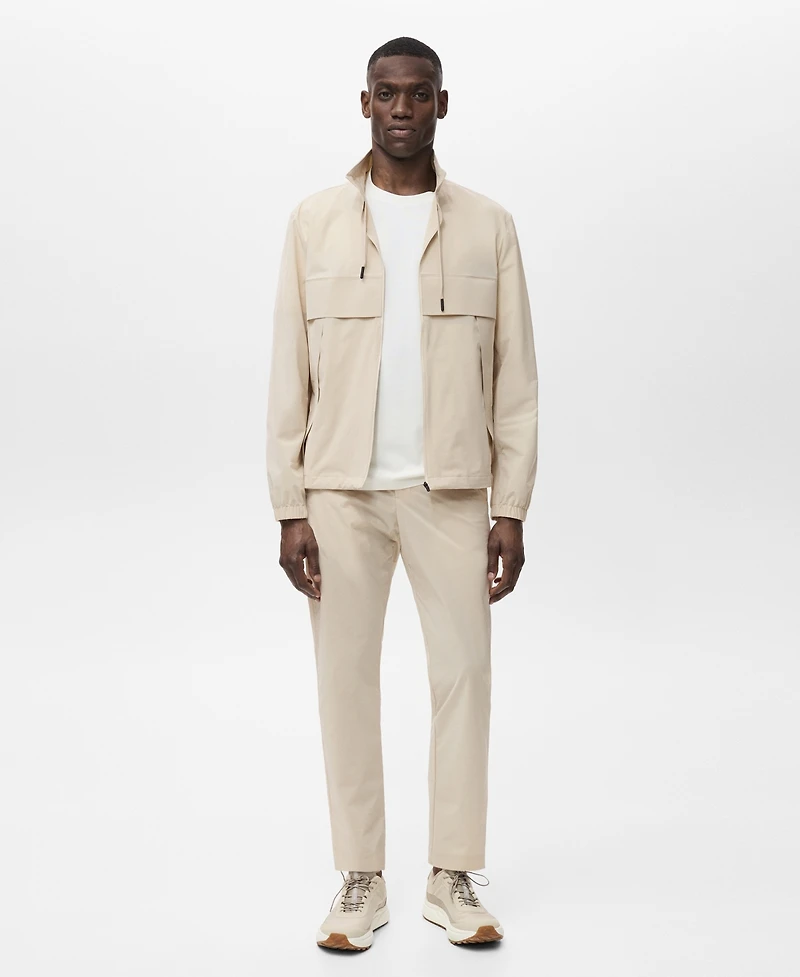 Mango Men's Water-Repellent Coolmax Jacket