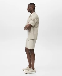 Mango Men's Water-Repellent Bermuda Shorts
