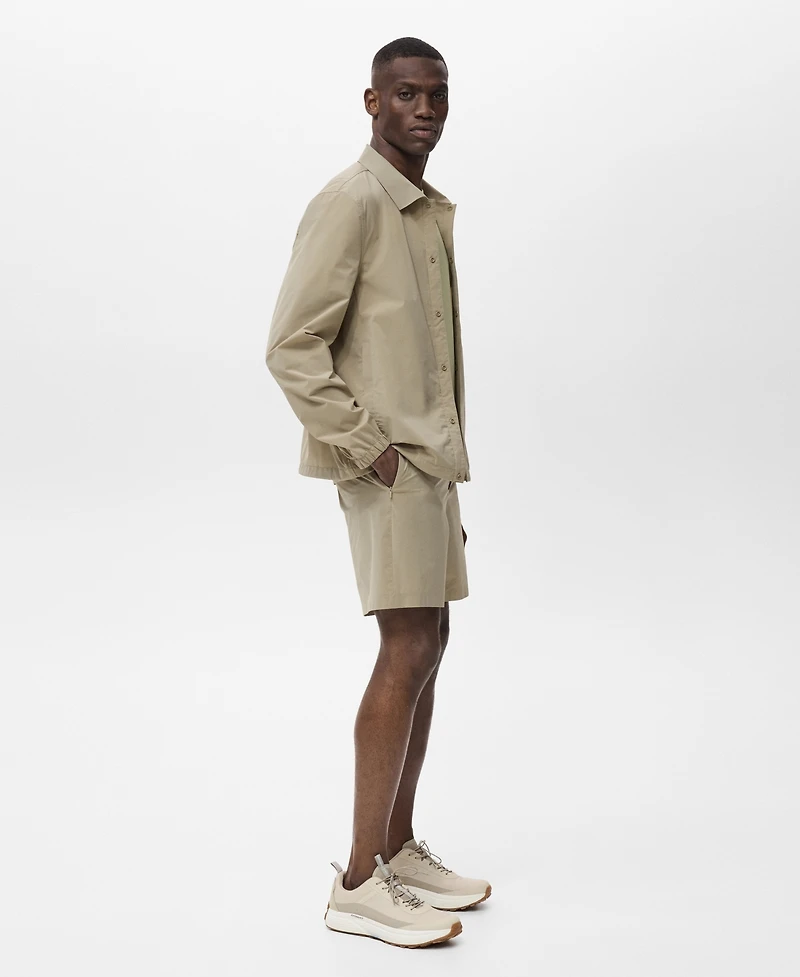 Mango Men's Water-Repellent Bermuda Shorts