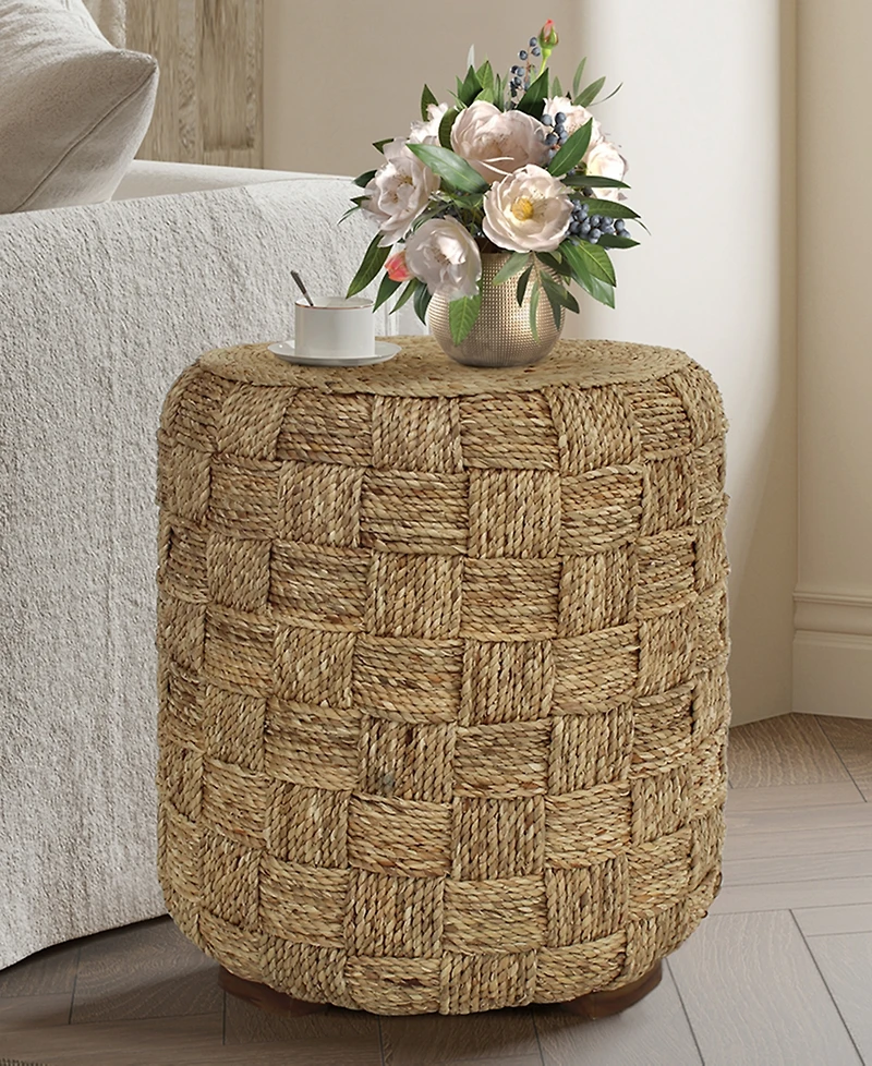Gallerie Decor 20" Manufactured Wood Cambridge Round Side Table