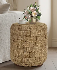 Gallerie Decor 20" Manufactured Wood Cambridge Round Side Table