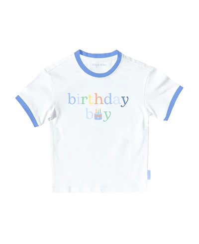 Bits & Bows Boys Birthday Boy Crewneck T-Shirt