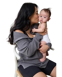 Ingrid + Isabel Maternity Cozy Quarter Zip Sweater