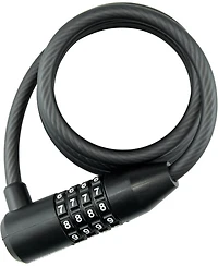 Bike Lock Cable, 5FT Long 8mm Thick Braided Steel Cable Anti-Theft Security Lock for Outdoor Equipment, Combination/Key Bike Lock