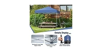 6.6 x 6.6 Feet Outdoor Pop-up Canopy Tent with Upf 50+ Sun Protection