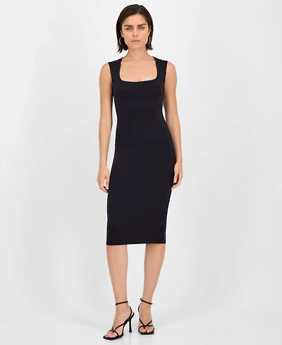 Bar Iii Women's Scoop Tank Sleeveless Midi Dress, Exclusively at Macy's