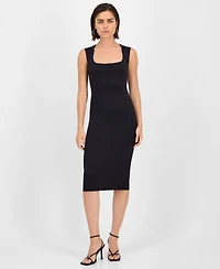 Bar Iii Women's Scoop Tank Sleeveless Midi Dress, Exclusively at Macy's