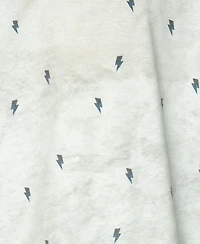 Univibe Big Boys Edward Lightning Bolt Printed Short Sleeve T-Shirt