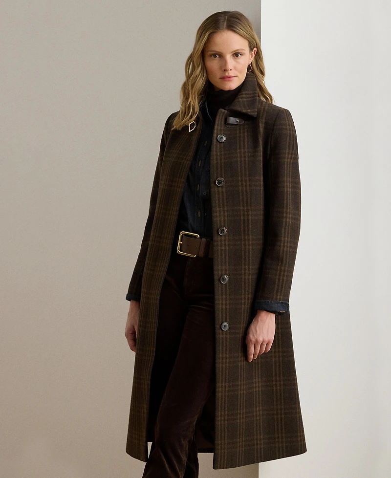 Lauren Ralph Women's Belted Single-Breasted Wool Coat