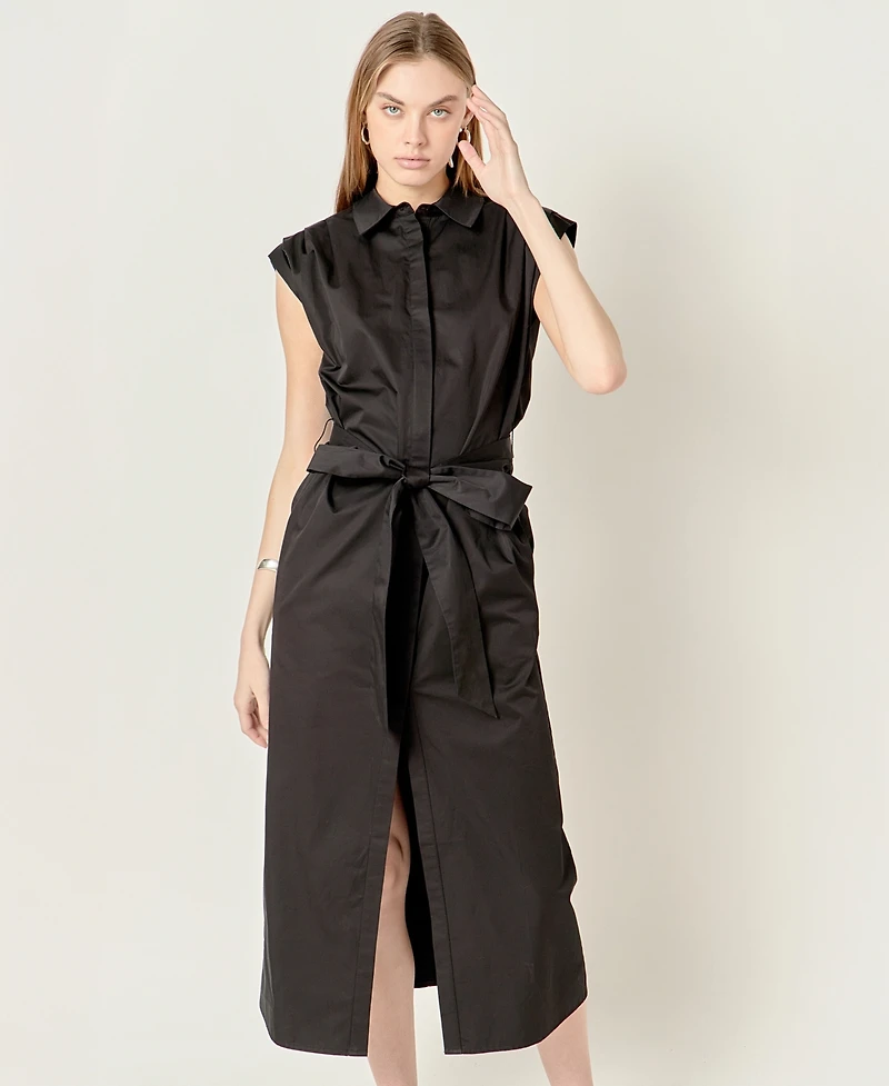 English Factory Women's Cotton Collared Button Dress